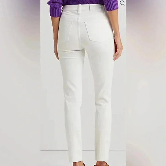 Lauren Ralph Lauren High-Rise Skinny Ankle Jean- Sz 8 - Picture 4 of 10